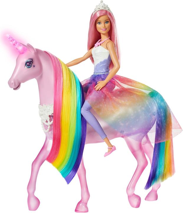 Actual product image Barbie Dreamtopia Magical Lights Unicorn