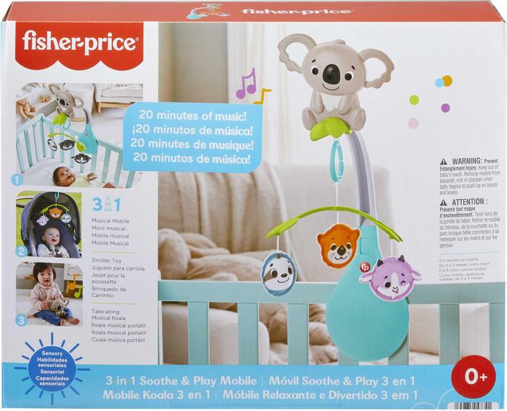 Actual product image Fisher-Price 3 in 1 mobile stroller toy
