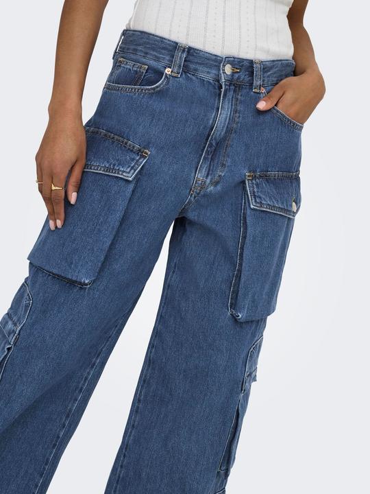Produktbild Only ONLJamey Loose Baggy Cropped Mid Rise Jeans (W28/L32)