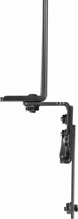 Immagine prodotto Gembird Uniwersalne stalowe uchwyty/wsporniki ścienne czarne montowane na ścianie do 10kg (1 pz., Installazione a parete)