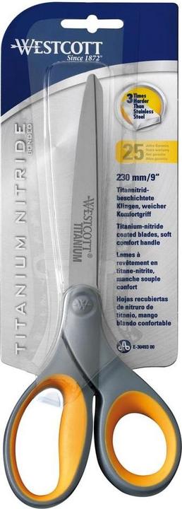 Actual product image Westcott SOFTGRIP - Titanium scissors (23 cm)