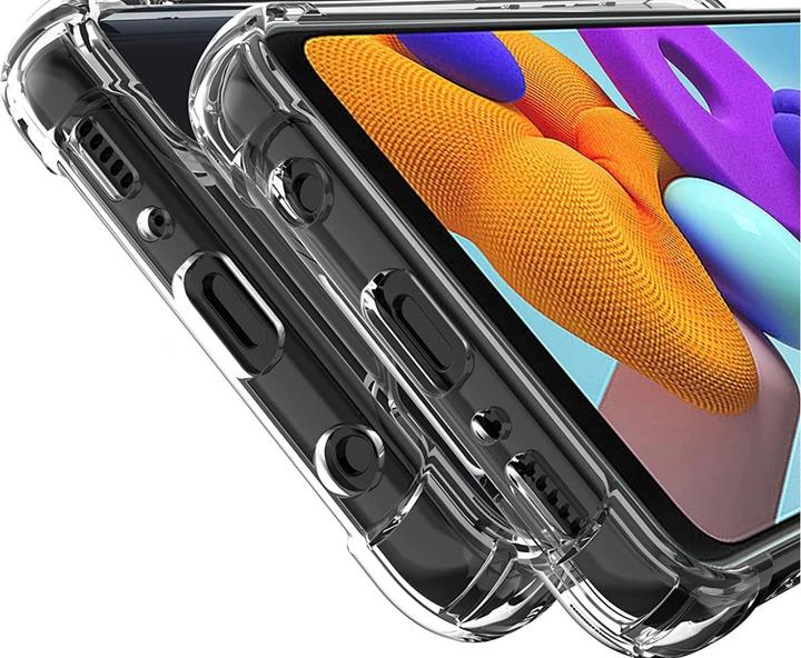 Produktbild Screenguard Samsung Galaxy A21s Hülle Crystal Soft Airbag Bumper (Samsung Galaxy A21s)