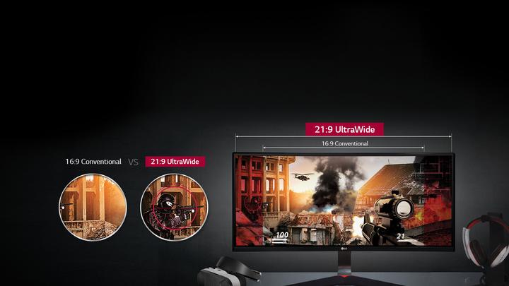 Actual product image LG 34uc79g-B (2560 x 1080 pixels, 34")