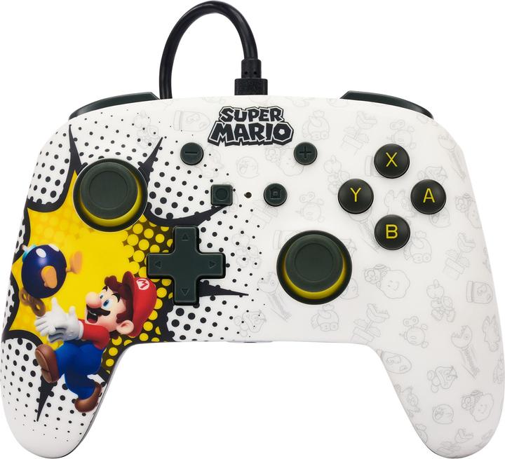 Image du produit PowerA Manette filaire améliorée pour Nintendo Switch - Bob-omb Blast (Switch)