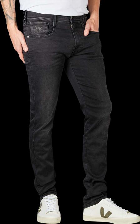 Produktbild Replay Jeans Slim Fit "Anbass" black denim (W29/L30)