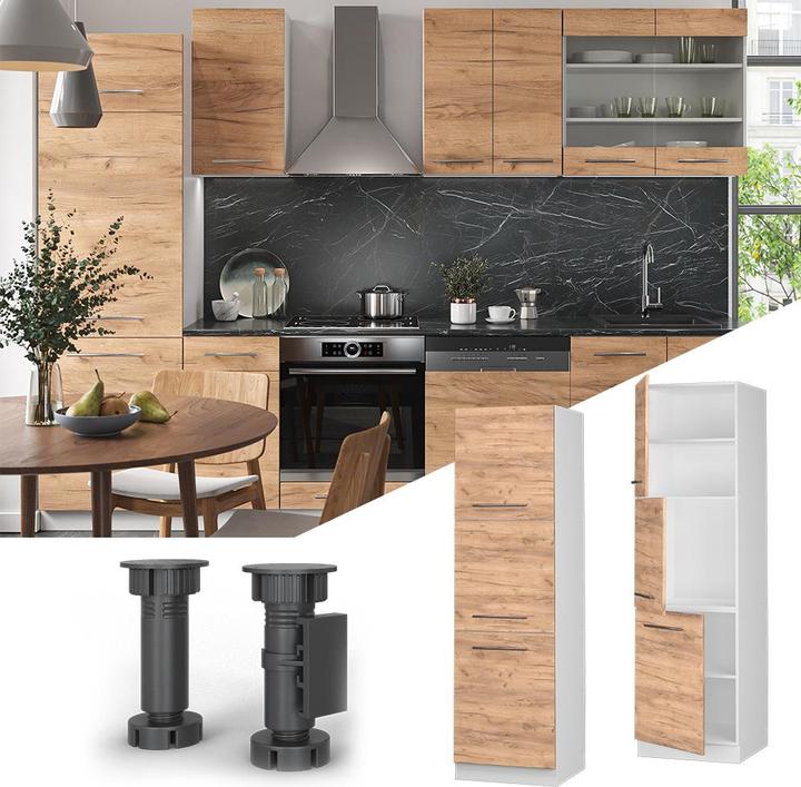 Produktbild Vicco Herdumbauschrank Fame-Line (60 x 58 x 206 cm)