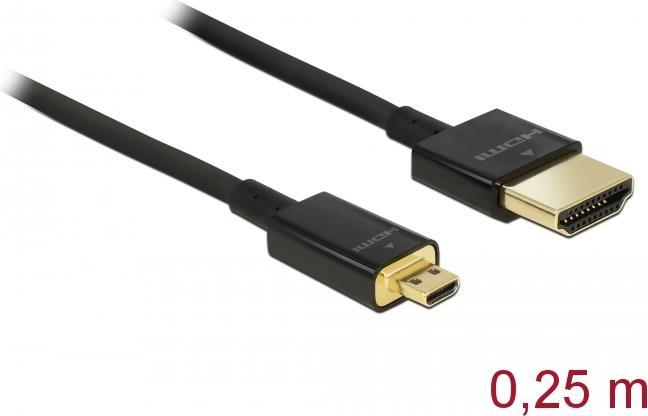 Immagine prodotto Delock HDMI (tipo A) - micro HDMI (tipo D) (0.15 m, HDMI)