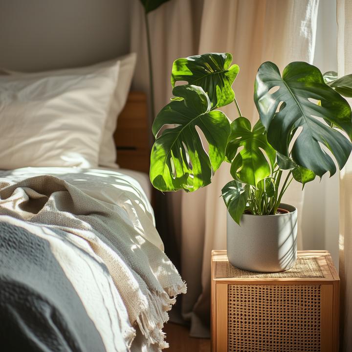 Actual product image Plant in a Box Monstera Deliciosa - Window Leaf (60 cm)