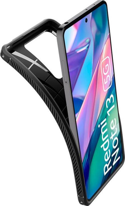 Actual product image Spigen Rugged Armor case for Xiaomi Redmi Note 13 5G - matte black (Xiaomi Redmi Note 13 5G)