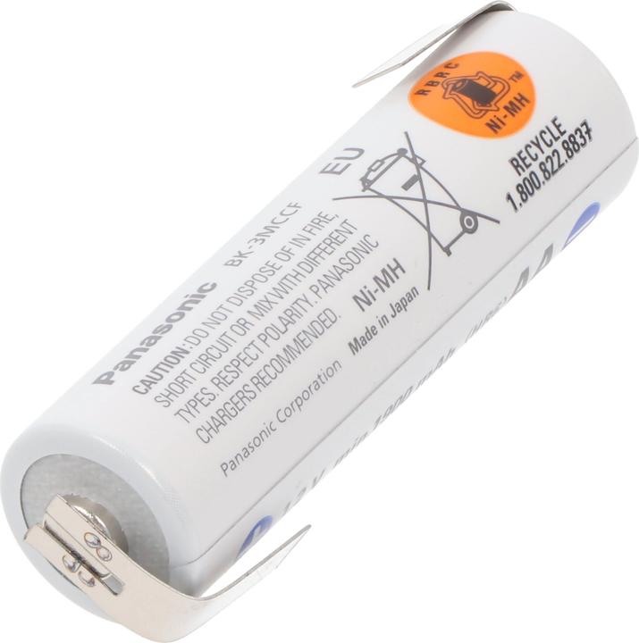 Image du produit Panasonic Akku Eneloop BK-3MCC Mignon AA mit Lötfahne in Z-Form (1 pcs, AA, 1900 mAh, Piles rechargeables + chargeur)