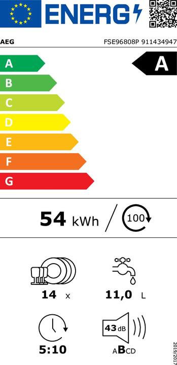 Energie-Label AEG FSE96808P