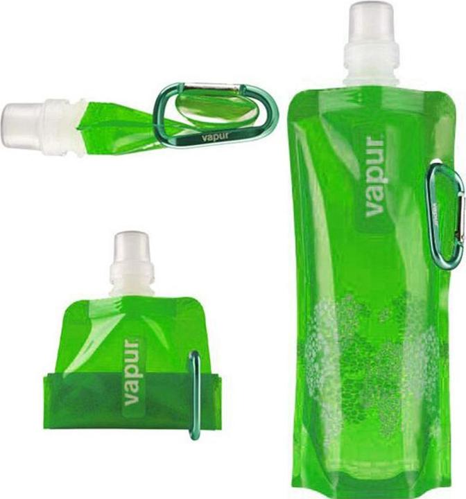 Actual product image König Design Water Bottle Foldable Drinking Bottle with Carabiner Reusable Drinking Bag (0.50 l)