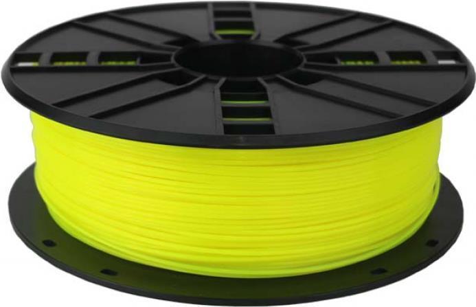 Image du produit Gembird Cassette de filaments PLA fluoré jaune 1.75mm 1kg sp étroit (PLA, 1.75 mm, 1000 g, Jaune)