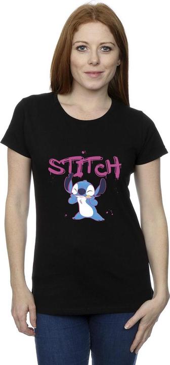 Immagine prodotto Disney Lilo And Stitch Graffiti Maglietta Donna (S)