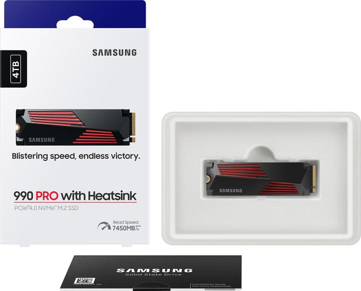 Produktbild Samsung 990 Pro (4000 GB, M.2 2280)