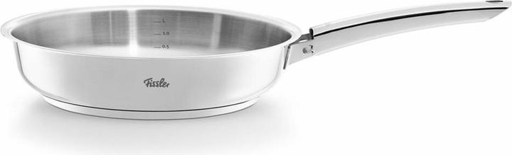 Produktbild Fissler Bratpfanne CRISPY STEELUX PRO 24 cm (24 cm, Stielkasserolle, Edelstahl)