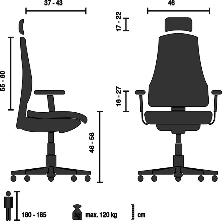 Produktbild Hjh Office Ergohuman Ultra Gen2