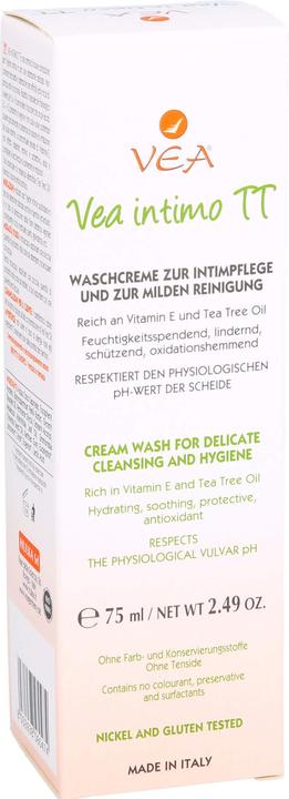 Produktbild VEA Intimo TT Waschreme zur Intimpflege zur Intimpflege Creme (75 ml, Intimwaschlotion)