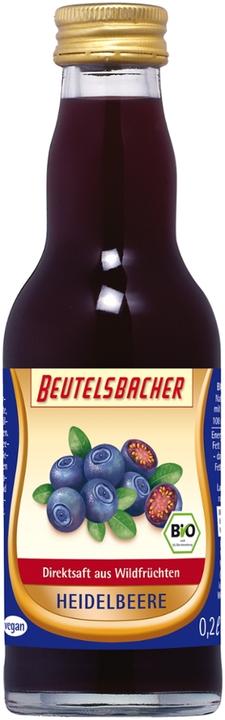 Produktbild Beutelsbacher Bio Heidelbeer Muttersaft, 200 ml (1 x 33 cl, 1 x 20 cl)