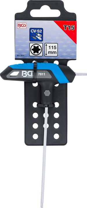 Actual product image BGS Screwdriver with T-Handle | T-Star (for Torx) | T15 (T-section)