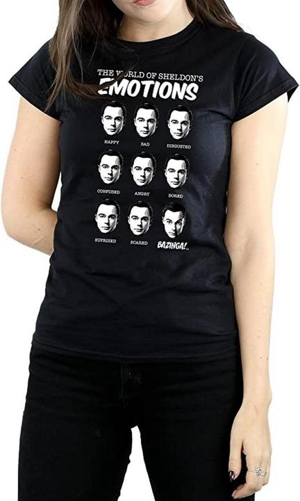 Actual product image Dam Womens/Ladies Emotions Sheldon Cotton Boyfriend T-Shirt (XL)