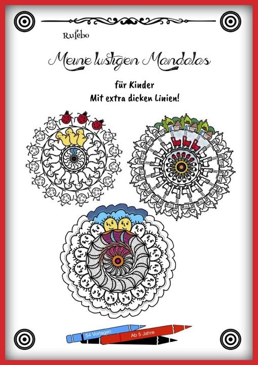Produktbild Meine lustigen Mandalas für Kinder - Mit extra dicken Linien!