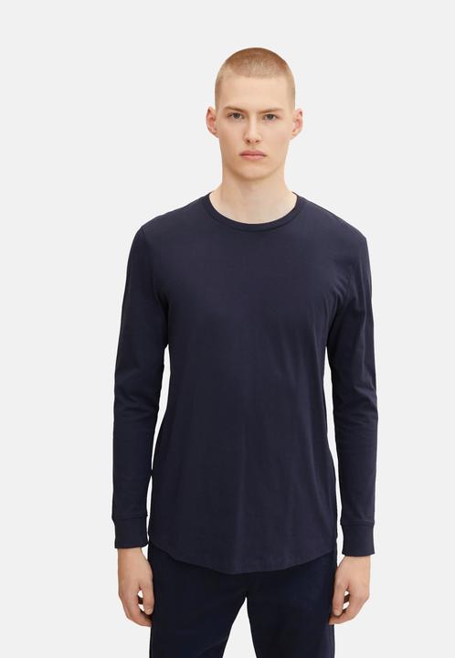 Image du produit Tom Tailor Longsleeve Unifarbenes Langarmshirt mit Rundhalsausschnitt (XL)