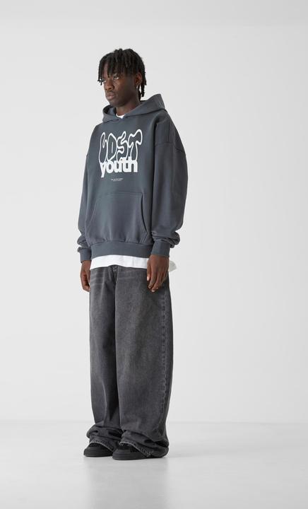Actual product image Lost Youth LY HOODY - GRAFFITI CLOUD - 124787 (XS)