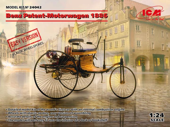 Image du produit ICM Benz Patent-Motorwagen 1886 (EASY version = plastic wheel-spokes)
