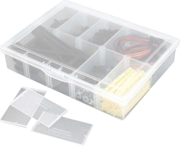 Actual product image Robitronic sorting box 10 compartments 134x100x29mm variable