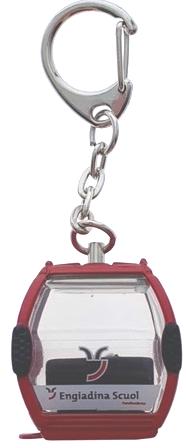 Produktbild Jägerndorfer Schlüsselanhänger rot Scuol Engadin Omega-IV, Metall
