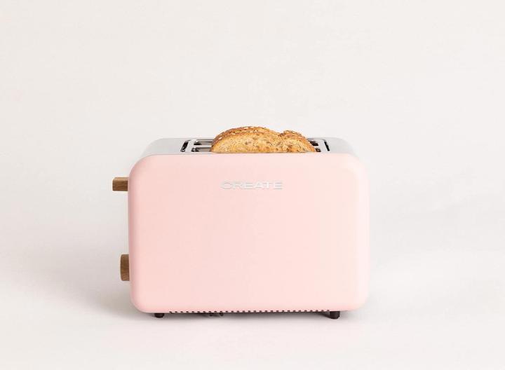 Actual product image Create Toaster and kettle pink