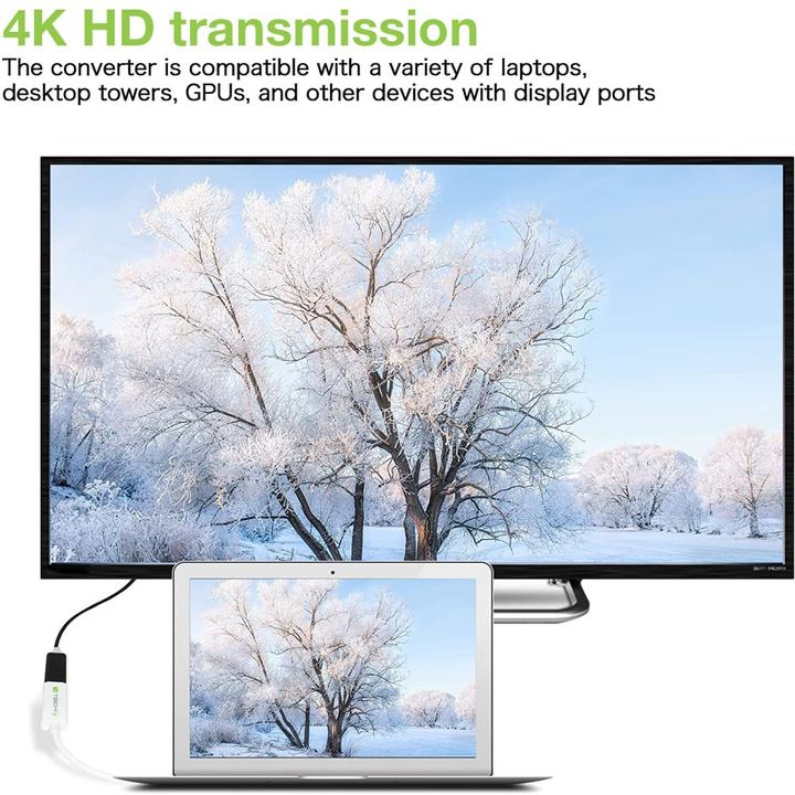 Produktbild Techly DisplayPort zu (HDMI, 15 cm)