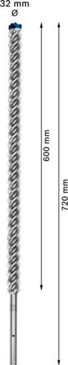 Actual product image Bosch Professional Zubehör EXPERT SDS max-8X hammer drill, 32 x 600 x 720 mm (32 millimetres)