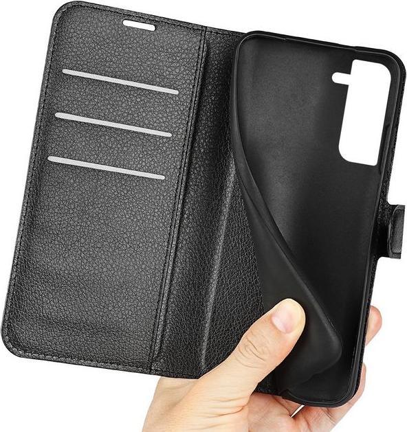 Actual product image MU Classic Litchi Leather Bookcover Series (Samsung Galaxy S23+)