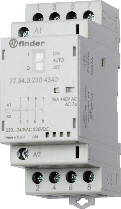 Actual product image Finder Installation contactor series 22.34, 25 A