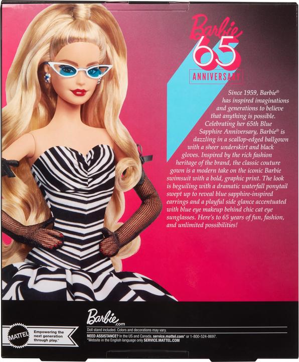 Actual product image Barbie Signature 65th Anniversary