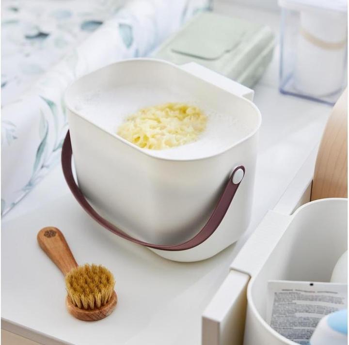 Actual product image Rotho Babydesign Wickeltisch-Organizer YUMA Mistletoe White