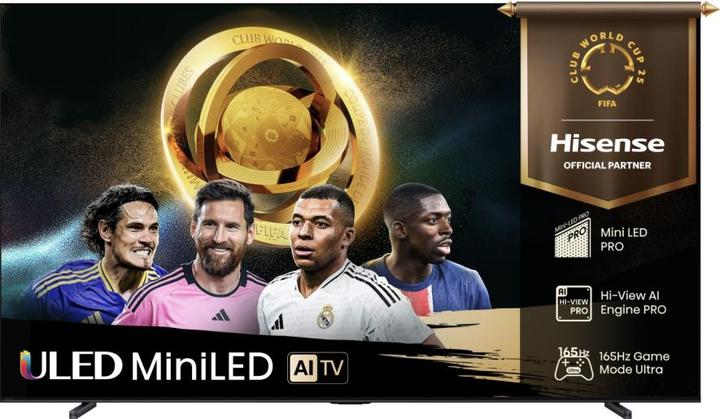 Produktbild Hisense TV 100U7Q PRO 100" Mini-LED 4K, 165Hz, 2'000 Nits (100", LED, UHD, 2025)