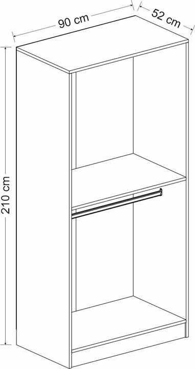 Produktbild Skye Decor Wells (90 x 52 x 210 cm)
