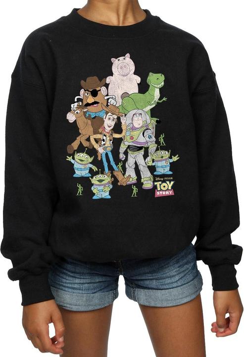 Actual product image Disney Girls Toy Story Group Sweatshirt (128)