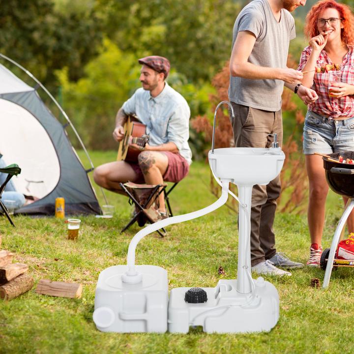 Actual product image Outsunny Camping washbasin with waste water tank (830 mm, 500 mm)