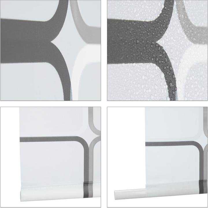 Image du produit Relaxdays Store de douche Carré (60 x 5 x 240 cm)
