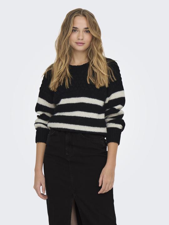 Produktbild Only ONLBILLIE LIFE LS STRIPE O-NECK EX KNT Strickpullover (XS)