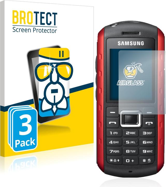 Produktbild BROTECT AirGlass Panzerglasfolie (3 Stück, Samsung B2100)