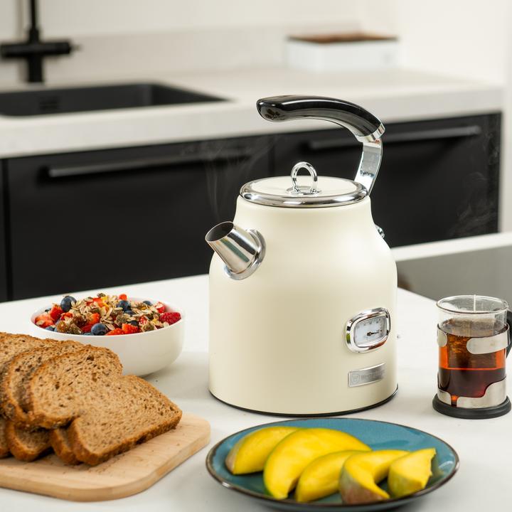 Immagine prodotto Westinghouse Set colazione retrò, tostapane a 4 scomparti + bollitore da 1,7 l (1.70 l)