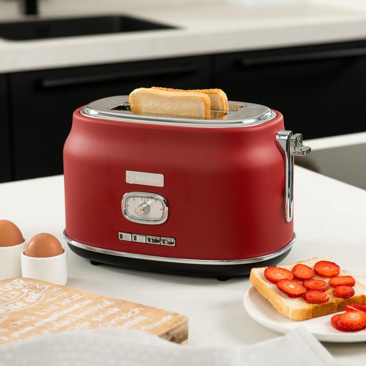 Produktbild Westinghouse Retro Frühstücksset, 2-Schlitz Toaster, Wasserkocher, Stabmixer