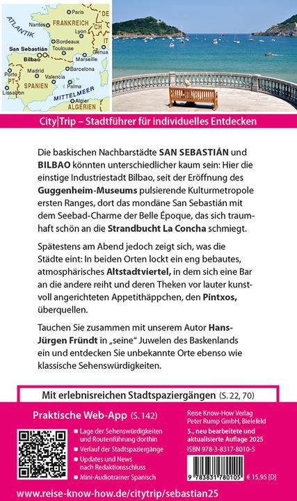 Produktbild CityTrip San Sebastián und Bilbao (Deutsch, Hans-Jürgen Fründt, 2025)