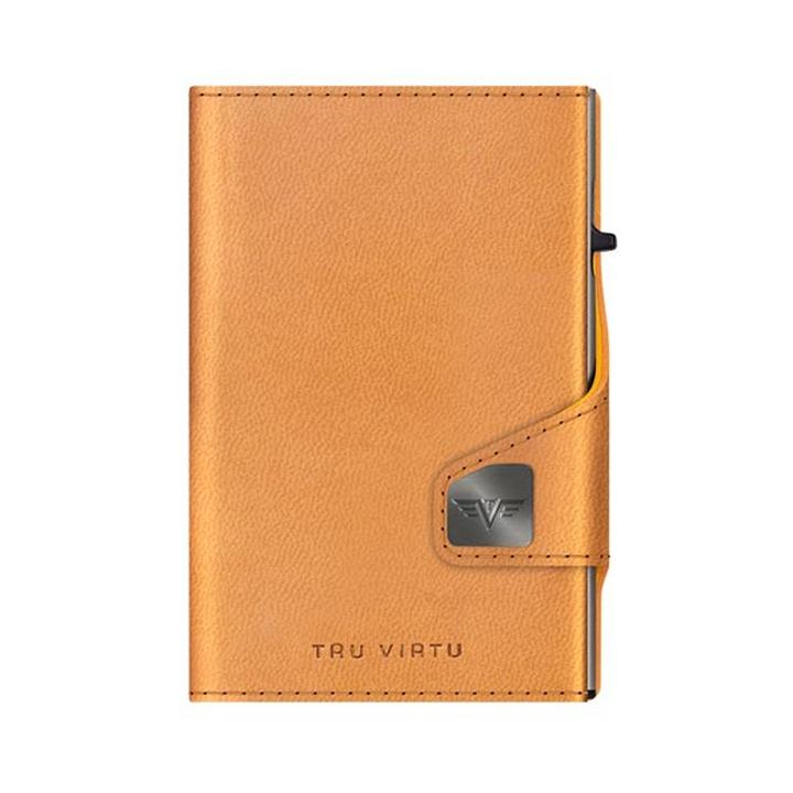 Produktbild Tru Virtu Wallet Click & Slide Vegan Bio Apple Walnut/Silber
