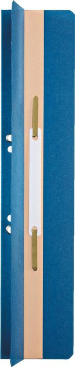 Image du produit Leitz Dos de chemise, 65 x 305 mm, carton Manila, bleu, avec pliage, 250 g-qm, perforation : 60-80 mm